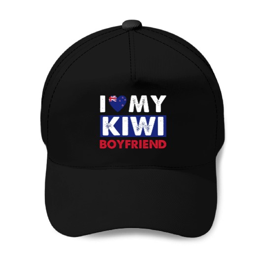 Kiwi Boyfriend Love Baseball Caps