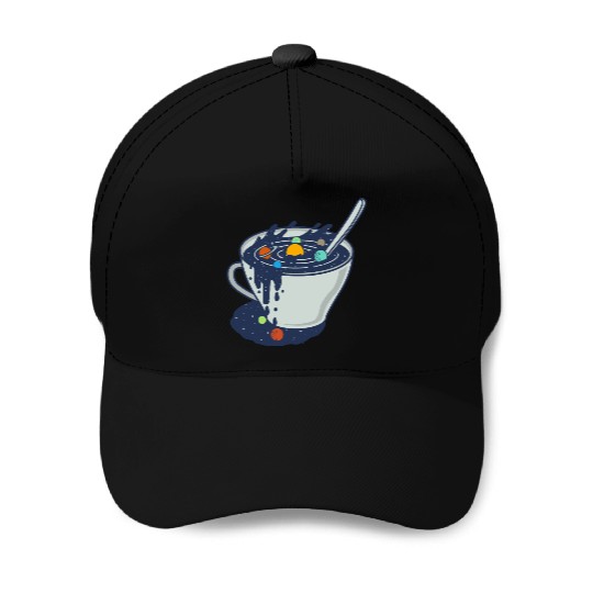 Galaxy Physics Science Coffee Universe Gift Idea Baseball Caps