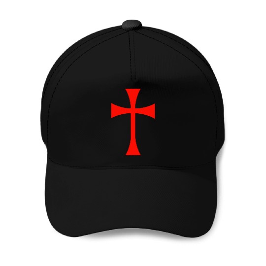 Knights Templar Cross Baseball Caps