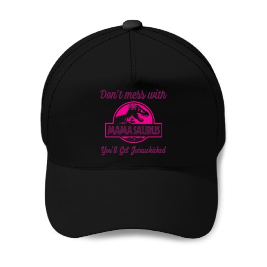 Mamasaurus Rex Dinosaur autism Womens Mother's Day Baseball Caps