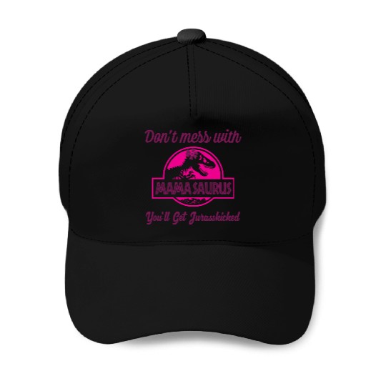 Mamasaurus Rex Dinosaur autism Womens Mother's Day Baseball Caps