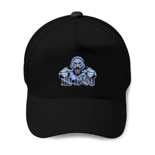 BJJ Gorilla - BJJ Jiu-Jitsu, Grappling and MMA Baseball Caps