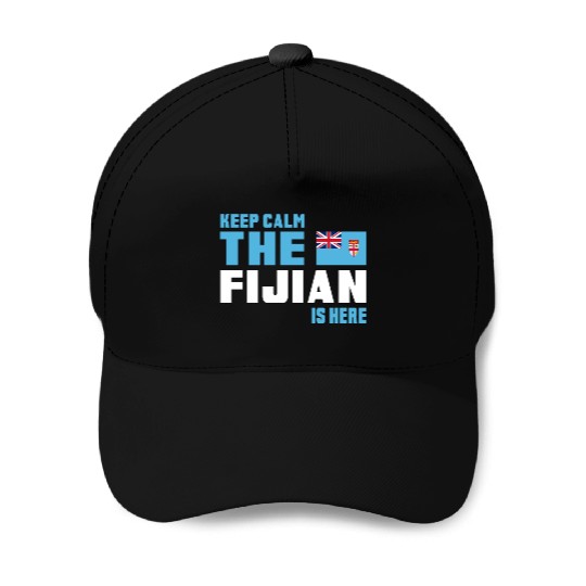 Keep Calm Fiji / Gift Flag Baseball Caps