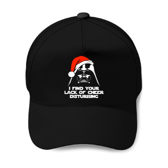 Darth Vader Santa Claus Christmas Sweater Design Baseball Caps