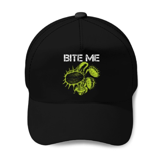 Carnivorous Plant Venus Fly Trap Lover Bite Me Baseball Caps