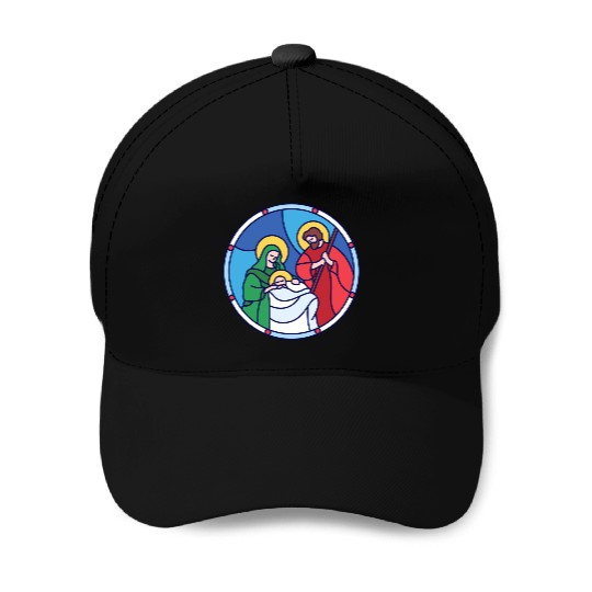 Josef Maria Jesus Jesus birth Bethlehem Christmas Baseball Caps