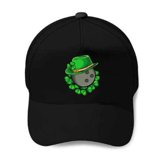 Irish Bowling Ball Ireland St Patricks Day League Baseball Caps