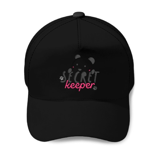 Teddy bear secret keeper Baseball Caps