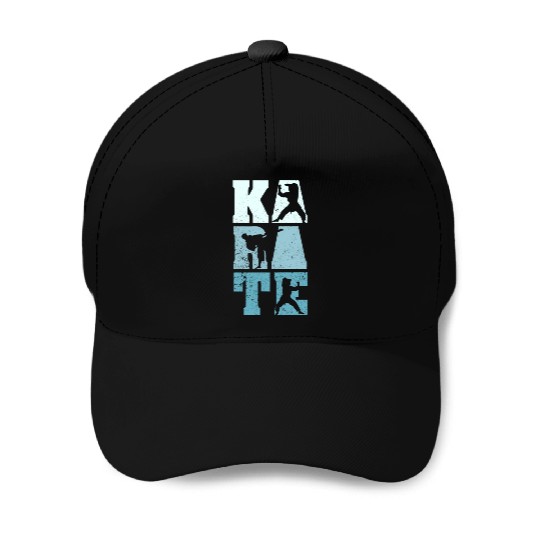 Karate Baseball Caps