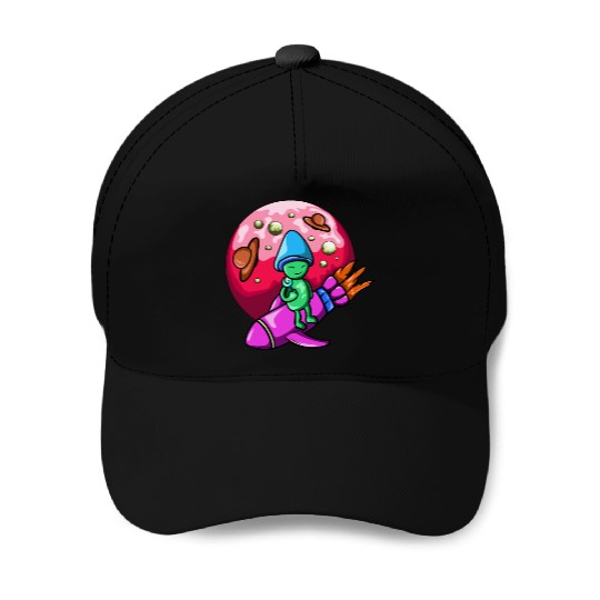 mushroom alien Baseball Caps