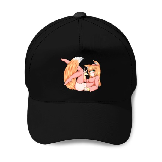 Foxy girl hen Manga Anime Waifu japanese sexy Baseball Caps