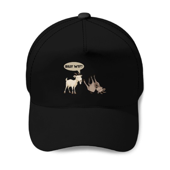 Funny Fainting Goat Hilarious Mountain Animal Baseball Caps