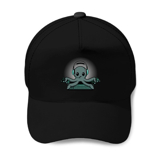 Octopus Gaming Keyboard Gamer Or Nerd Gift Baseball Caps