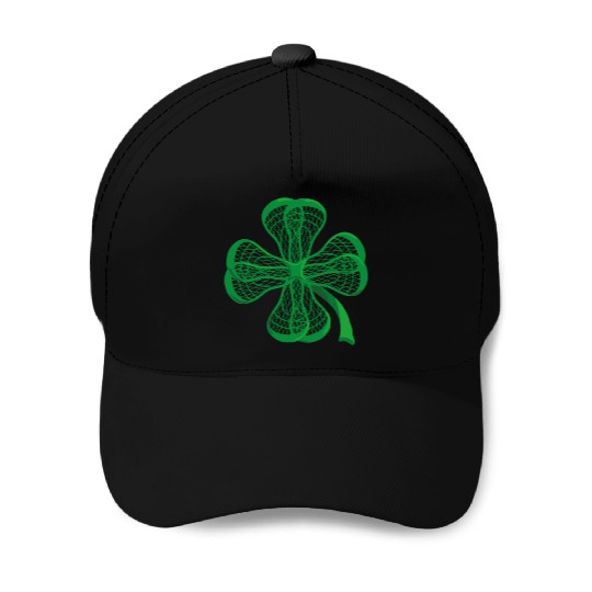 Lacrosse Sticks Shamrock clover irish lucky Lax T- Baseball Caps
