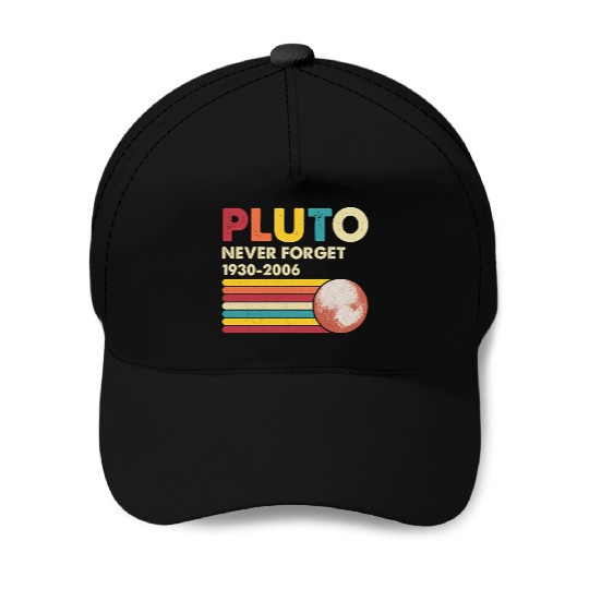 Pluto Never Forget 1930 2006 Baseball Caps