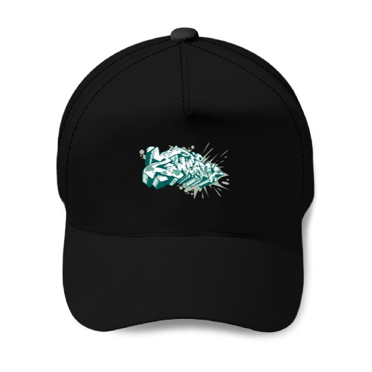 Graffiti Splash Baseball Caps