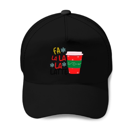 FA La La La Latte Baseball Caps