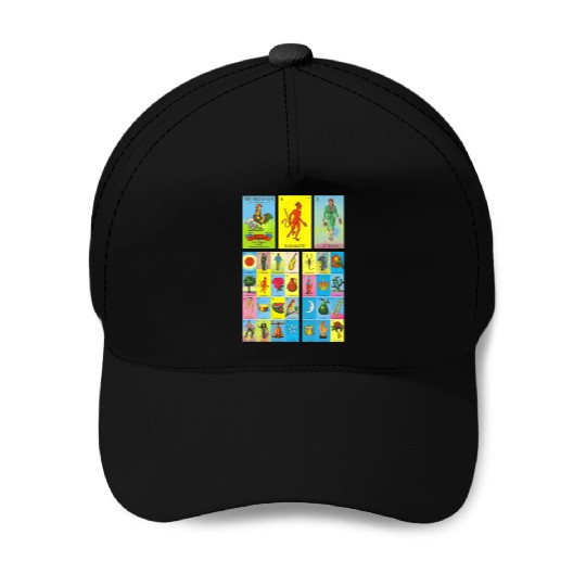 Loteria Mexican Baseball Caps