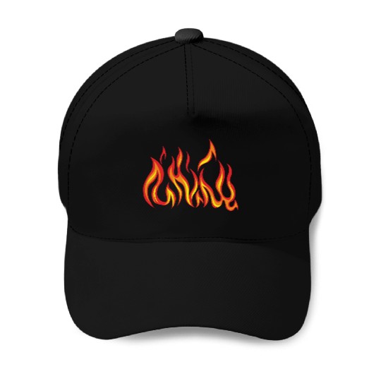 flames Baseball Caps