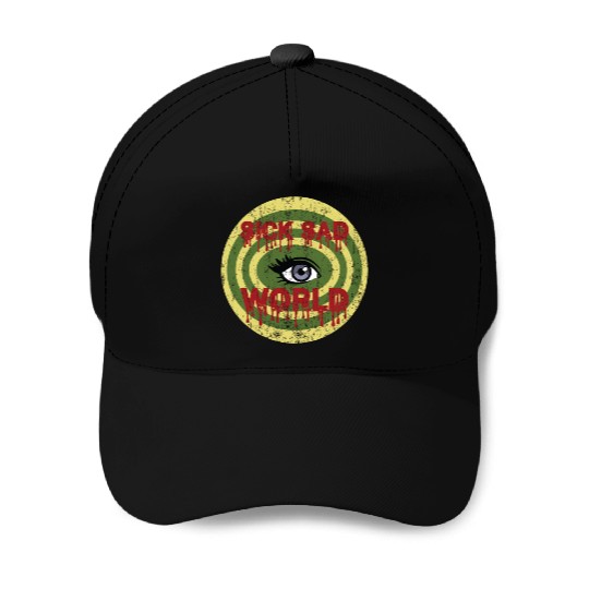 Daria Sick Sad World Drippy Text Eye Logo Baseball Caps