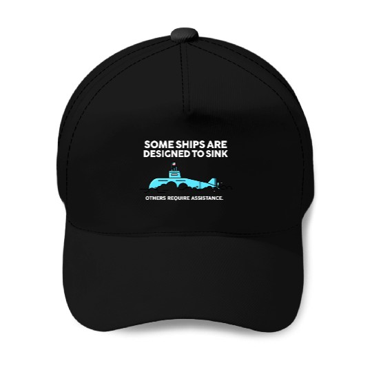 Military Submarine Veteran Gift US Submarine Sink Baseball Caps