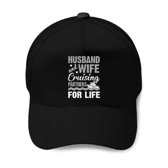 Cruising Partner Couple Cruise Ship Husband Wife Baseball Caps