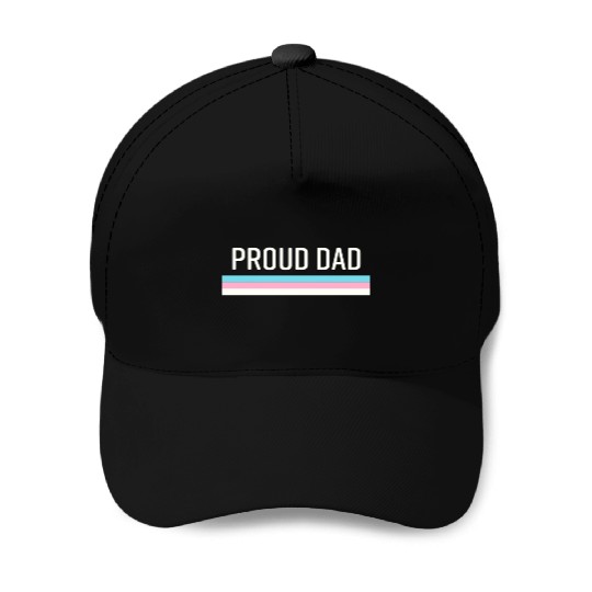 Lgbt Transgender Pride Proud Dad Baseball Caps