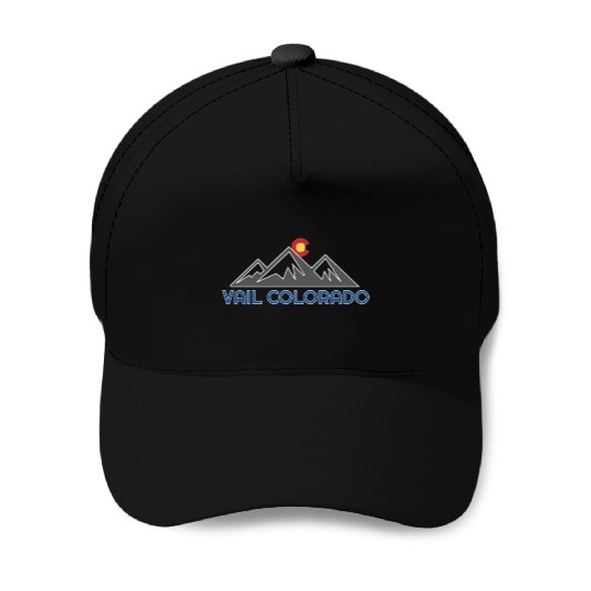 Vail Colorado Rocky Mountain Baseball Caps