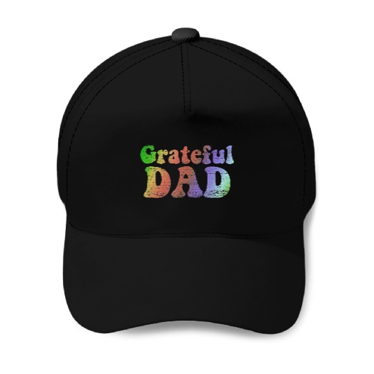 Mens Grateful Dad Baseball Caps Vintage Fathers Day