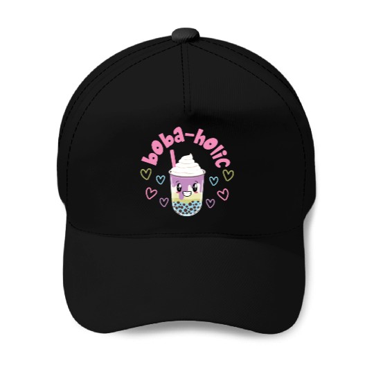 Bubble Boba Tea Baseball Caps