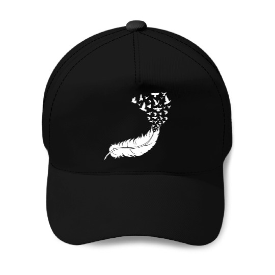 Feather Birds Baseball Caps