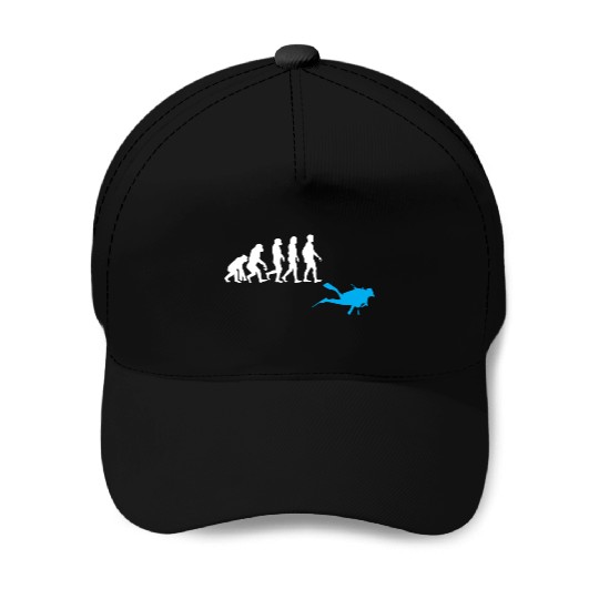 Diving Evolution Baseball Caps
