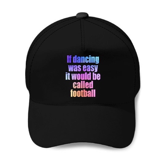Dance school dance lessons dancing couple Football Baseball Caps