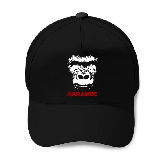 Harambe Baseball Caps