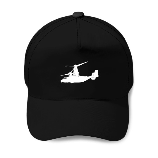 V22 Osprey Aircraft Helicopter Baseball Caps