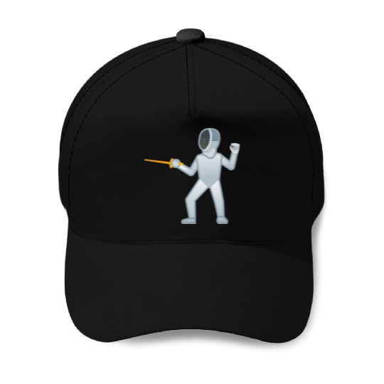Person Fencing Fencer Gift Baseball Caps