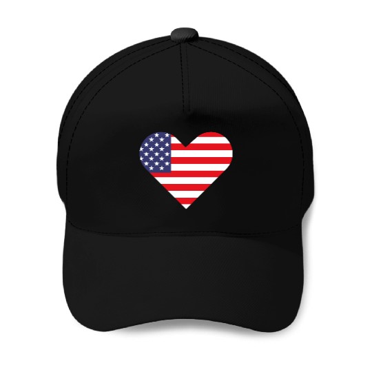 American Flag Baseball Caps