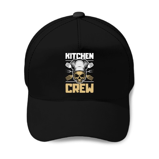 Kitchen Crew Great Cooking Gift Women Men Food T Baseball Caps
