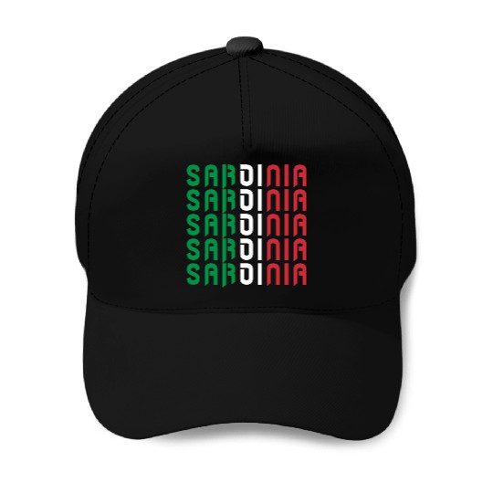 Sardinia Italy Flags Design Baseball Caps