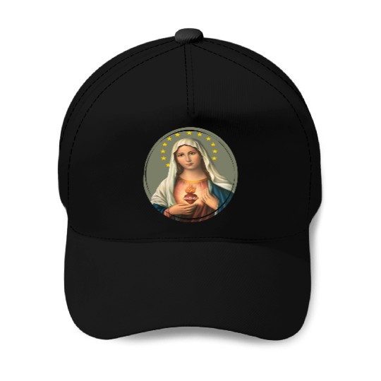 Virgin mary madonna maria ave maria catholic bibel Baseball Caps