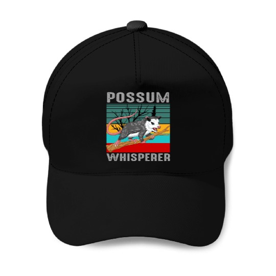 opossum Whisperer Baseball Caps
