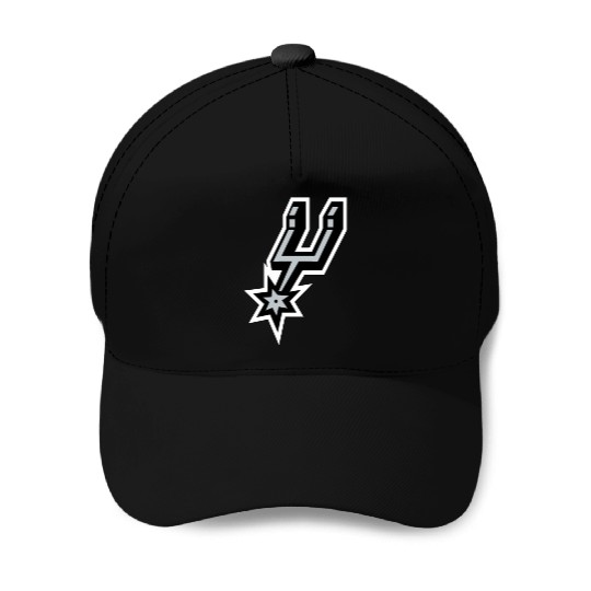San Antonio Spurs logo Baseball Caps