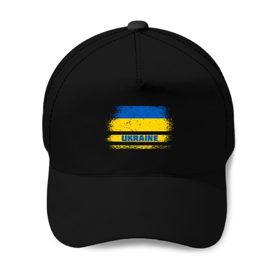 Ukraine vintage flag Baseball Caps