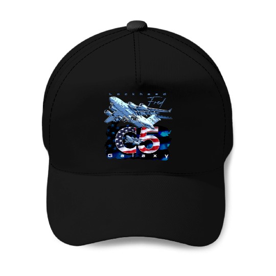 C5 Galaxy Us Air Force Aircraft Baseball Caps