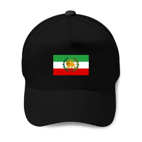 Flag of Iran Lion and Sun Baseball Caps