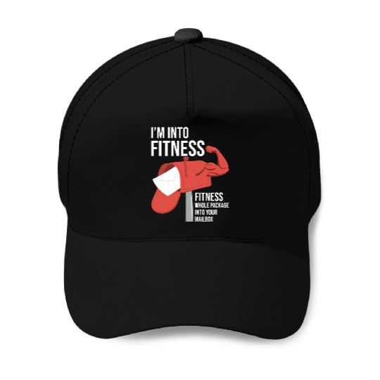 I'm Into Fitness Postal Worker Mailman Postman Baseball Caps
