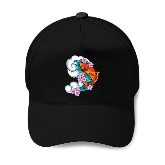 Cherry Blossom Aquarist Gift Baseball Caps