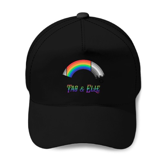 Heartstopper Rainbow LBGTQIA+ Tao and Elle Baseball Caps