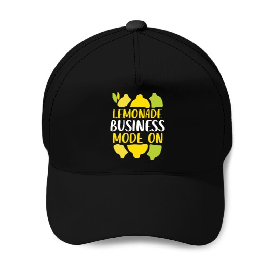 Lemonade Business Mode On Summer Fruit Lemon Baseball Caps