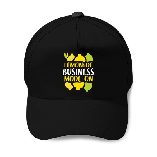 Lemonade Business Mode On Summer Fruit Lemon Baseball Caps